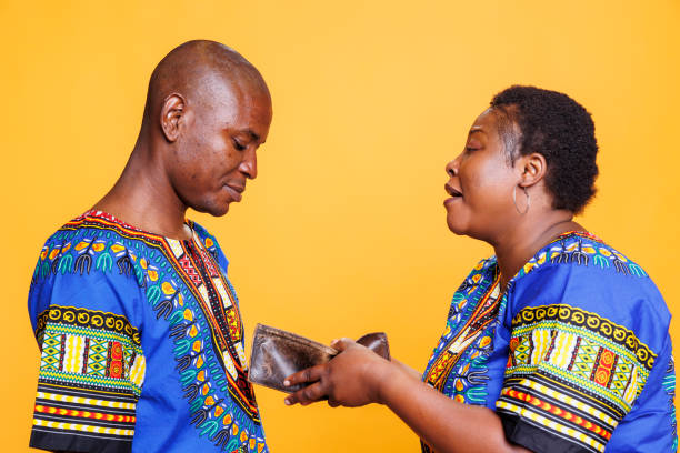 istock Couple in conflict discussing no money 1718494027