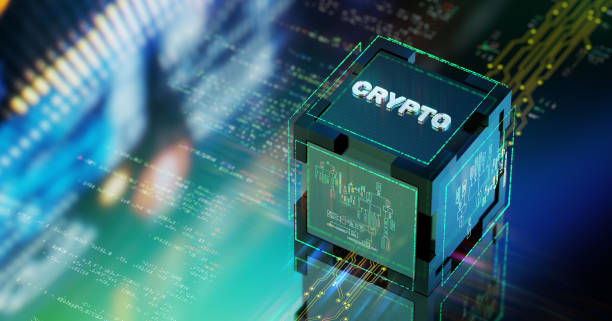 latar belakang konsep mata uang kripto dan dompet digital. render cgi 3d - mata uang kripto potret stok, foto, & gambar bebas royalti