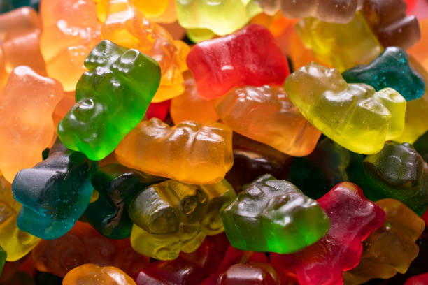 istock Colorful gummy candies, jelly bears sweets 1718525392