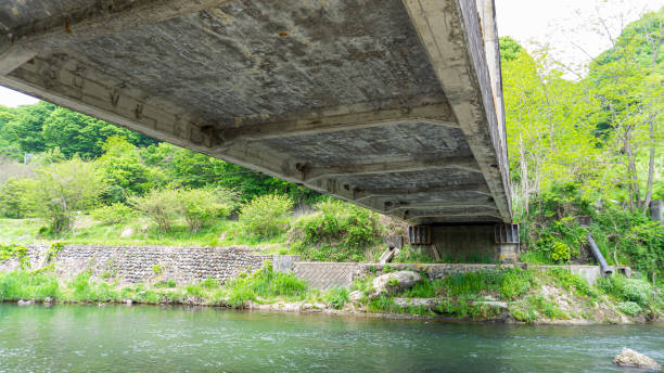 istock Countryside landscape with old stone bridge 1718578663
