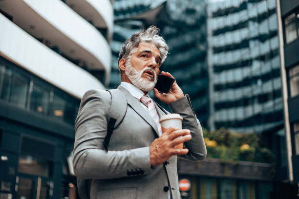 istock Senior business man portrait 1718591333