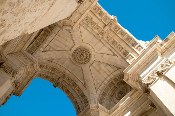 istock The famous arch on Praca do Comercio, Lisbon, Portugal 1718596298