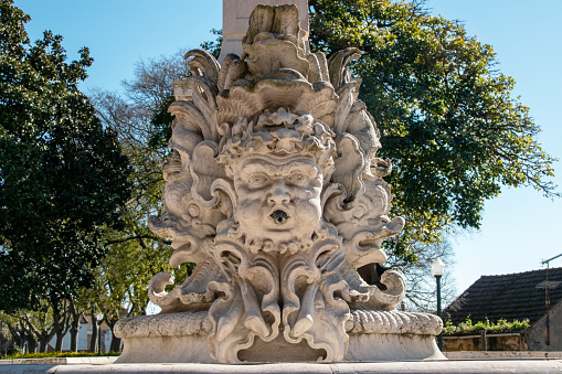 A magnificent stone sculpture showcasing intricate details and exquisite craftsmanship.