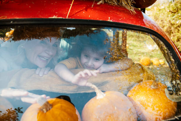 istock Autumn rod trip for Pumpkins! 1718617590