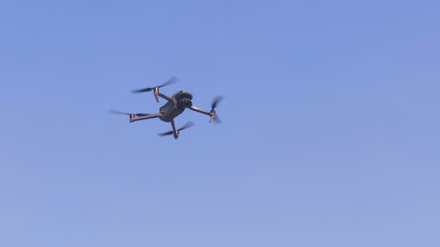 Drone On Blue Sky