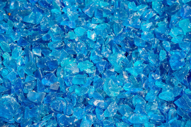 istock Stock photo blue geological rock background 1718695618