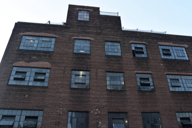istock Building facades with windows, modern architecture, cityscape scenery 1718730929