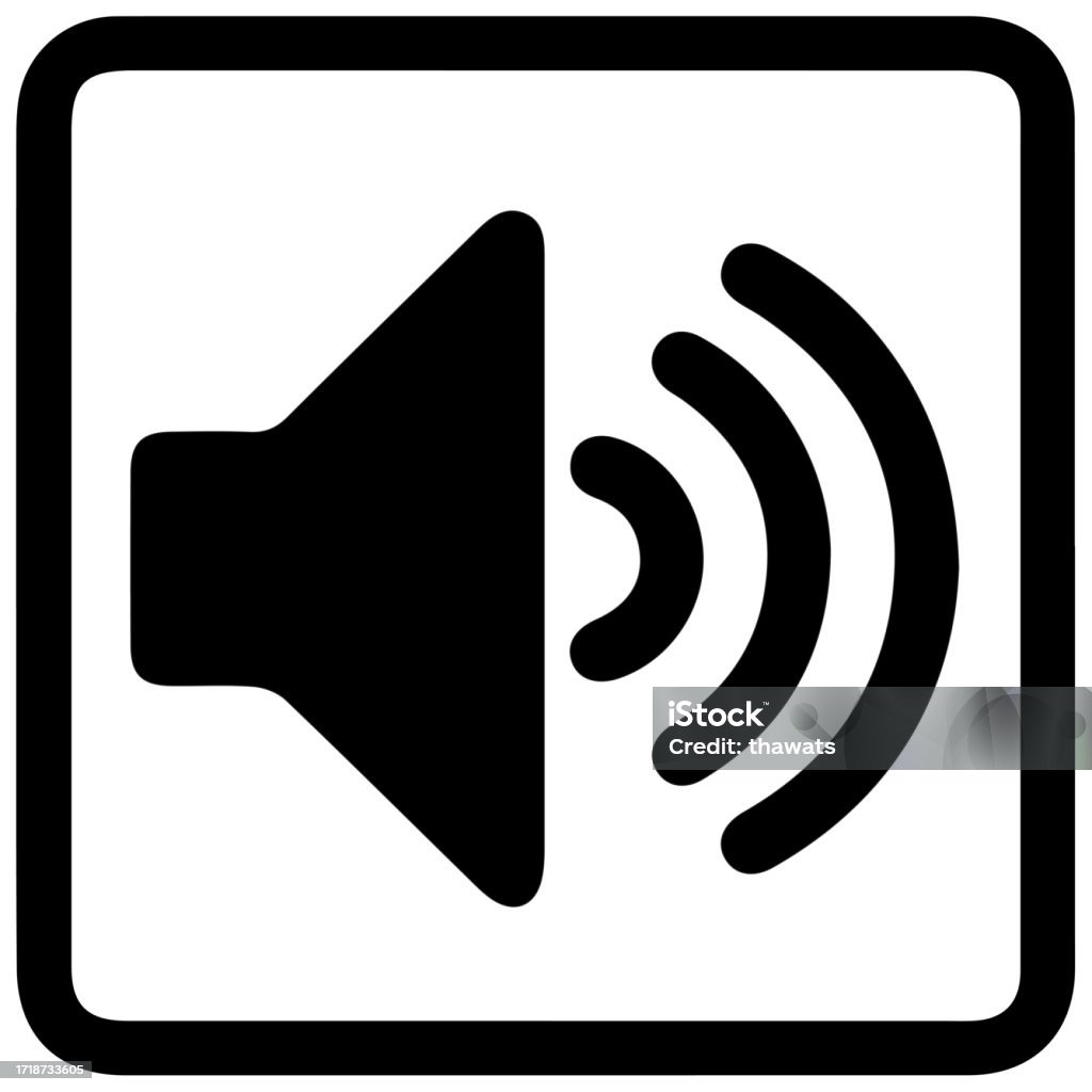 Sound. Sign Vector Sound Vector Sign Stock Illustration - Download Image Now - Forbidden ...