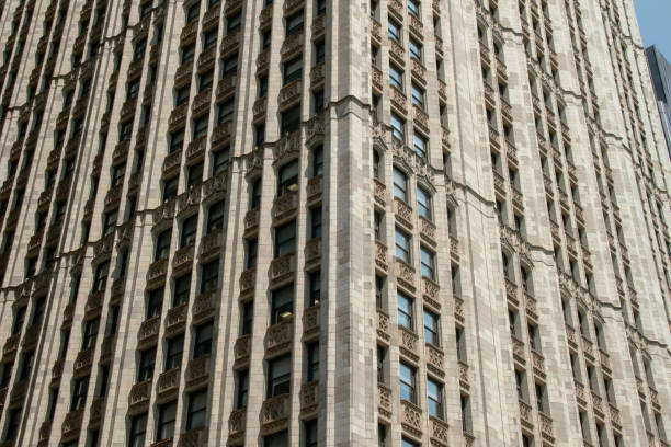 istock Building facades with windows, modern architecture, cityscape scenery 1718772405