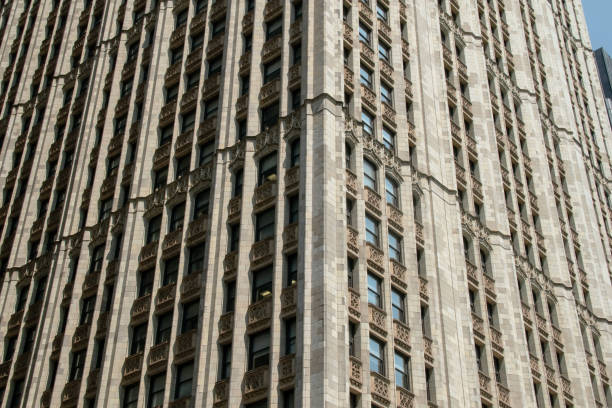 istock Building facades with windows, modern architecture, cityscape scenery 1718772423