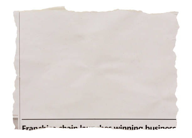 Newspaper clipping with blank space for your copy