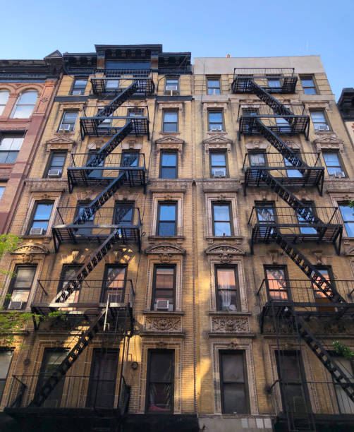 istock Building facades with windows, modern architecture, cityscape scenery 1718772669