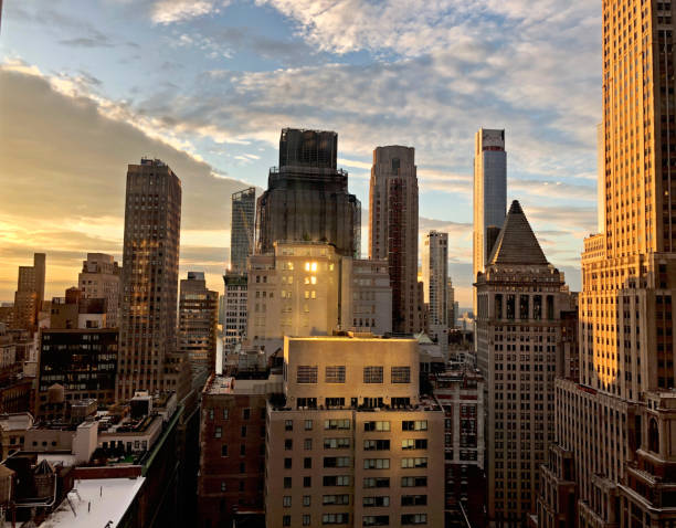 istock Skyscrapers on New York City, Manhattan modern architecture 1718772755