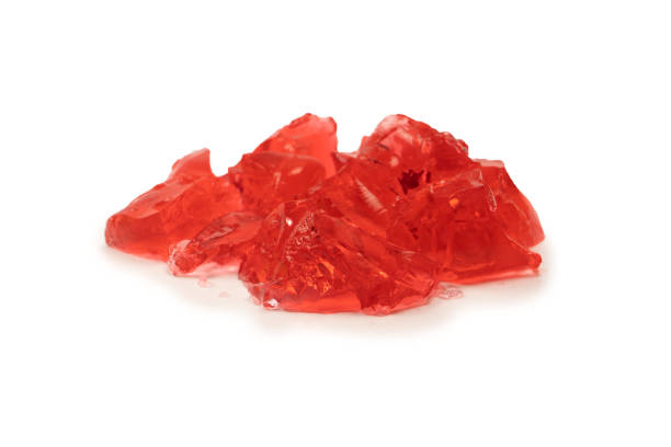 istock Sweet fruit jelly dessert isolated on a white background. 1718774215