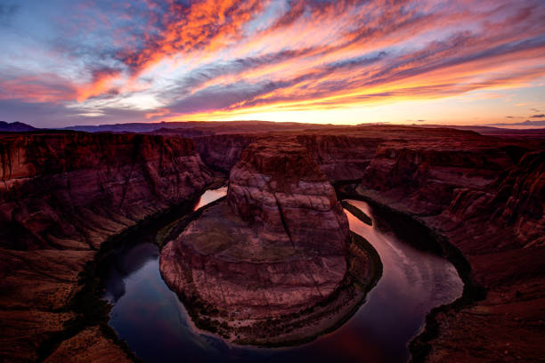 istock Sunset at  Horseshoe Bend, Arizona 1718817283