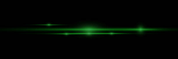 istock Beautiful flash of light and spark. Special effect, speed line. Magic moving fast laser beams 1718831181