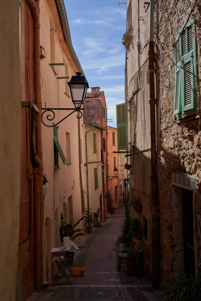 istock Menton - narrow streets in Menton old town 1718850005