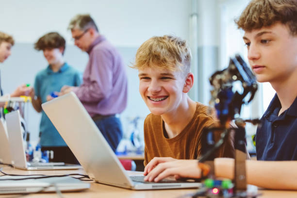 740+ High School Computer Coding Stock Photos, Pictures & Royalty-Free ...