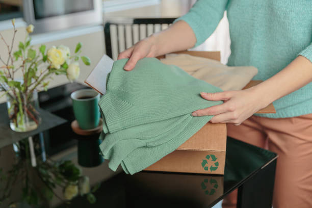 istock Reusing, recycling materials and reducing waste in fashion 1718915358