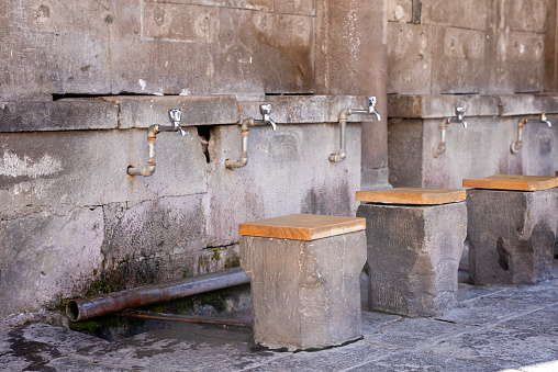 Ablution area in the historic mosque