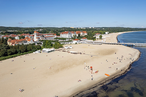 Polish sandy Baltic Coast