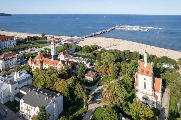 istock Baltic Sea coast - Pier in Sopot, Poland 1718943441