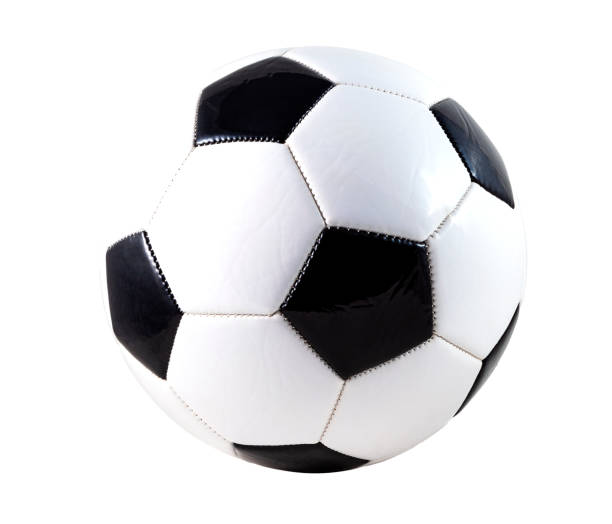istock Soccer ball isolated on white 1718962719