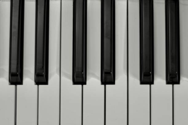 istock Piano keys from above 1718987176
