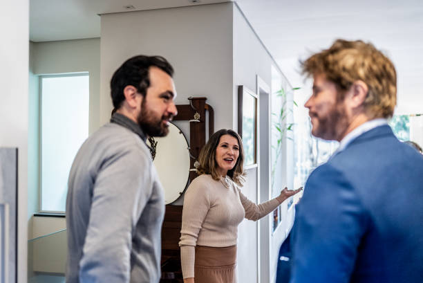 istock Finance advisor arriving at customer's house 1718999286