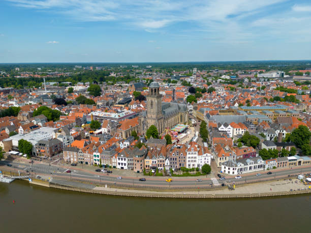istock Aerial view of Deventer in the Netherlands 1719050894