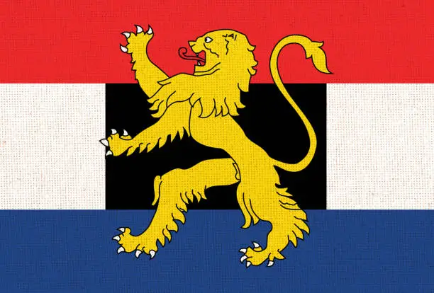 Photo of Flag of Benelux Union. European politico-economic union. flag of the Benelux