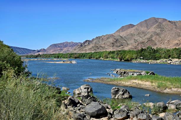 istock Oranje river border between Namibia and South Africa 1719088597