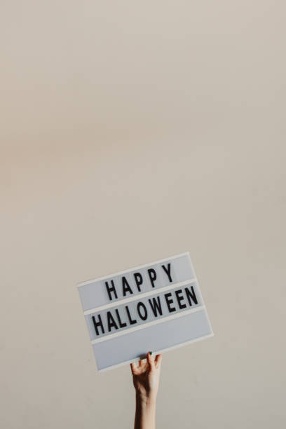 istock wishing a happy halloween minimalist concept 1719127570