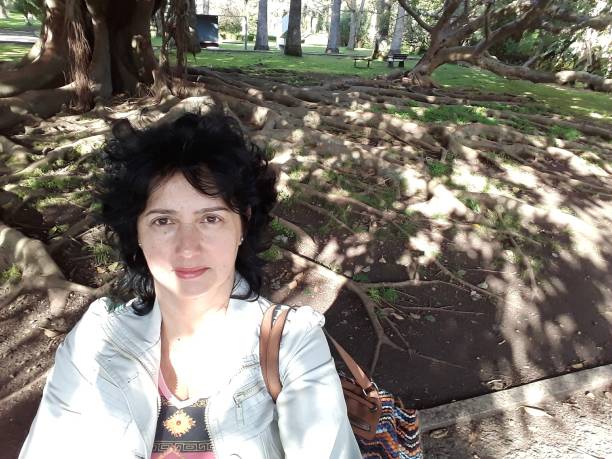 Woman enjoying Lisboa city.