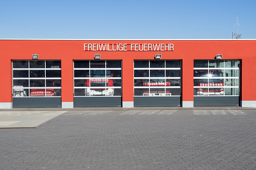 fire station of a German volunteer fire department