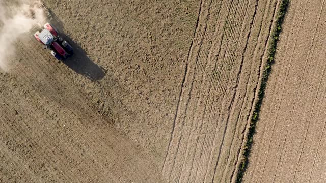Agricultural machinery at work in a rural area - Spain