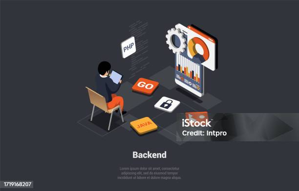 Front Back End Of Development Responsive Web Design Website Interface ...