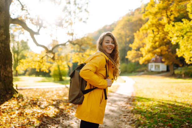 istock Hiking in the autumn forest. 1719213627