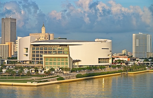 Image is intended for editorial use - American Airlines Arena in Miami Florida