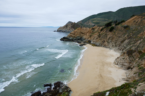 Montara State beach is located on the coastal region of California, just a couple of miles north of Half Moon Bay