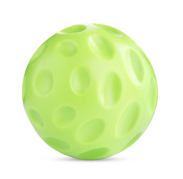 istock Green ball toy for pet isolated on white 1719266818
