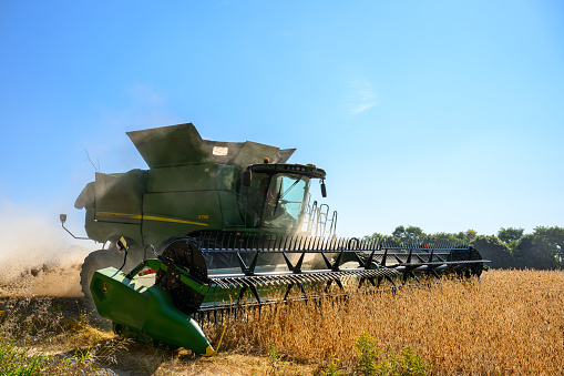The US manufacturer John Deere has a large presence in the agriculture industry in Canada.