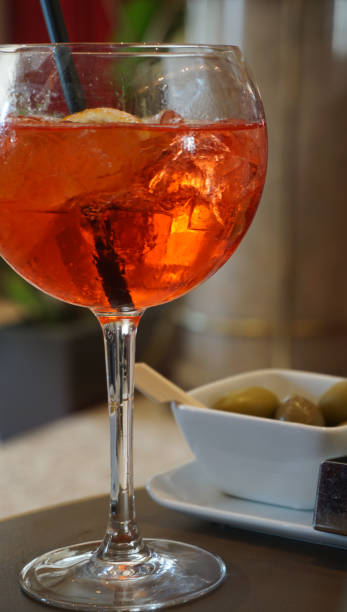 istock Italian spritz with olives 1719430127