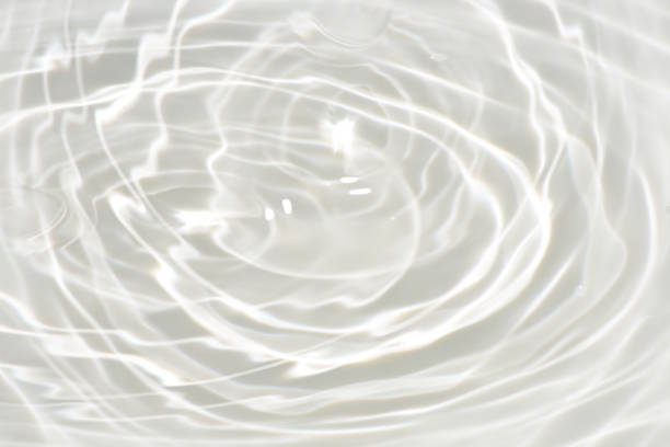 istock Defocus blurred transparent white colored clear calm water surface texture with splashes reflection. Trendy abstract nature background. Water waves in sunlight with copy space. Blue watercolor shine. 1719448176