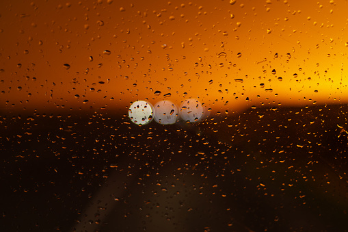 Rain Drops on window