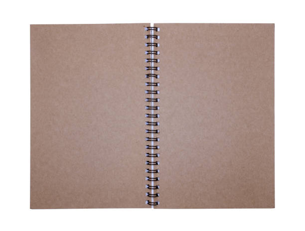 istock Blank notebook paper with ring spine isolated on white background 1719604179