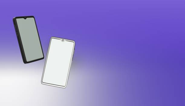 istock Smartphone 3d rendering in clear background for technology mockup, showcase, social content. 1719618105