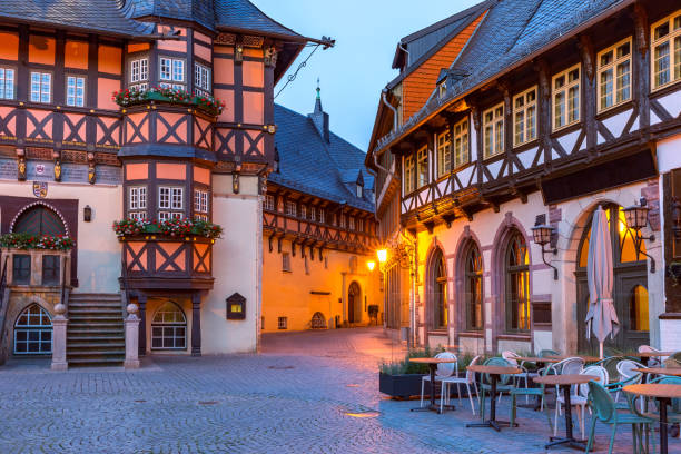 istock Medieval street in Wernigerode, Germany 1719626606