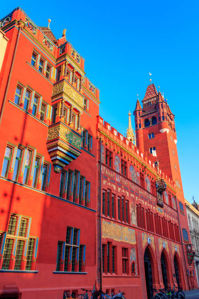 istock Facade of Basel Town Hall in Basel, Switzerland 1719628371