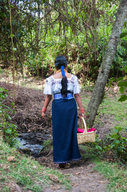 Journeying Home: Young Indigenous Teen Walks into the Amazon Rainforest, Homeward Bound Journeying Home: Young Indigenous Teen Walks into the Amazon Rainforest, Homeward Bound. High quality photo homeward stock pictures, royalty-free photos & images